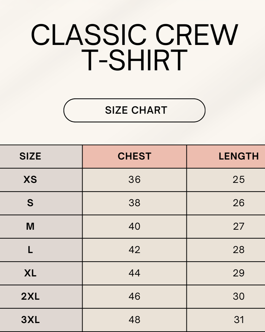 Color_Size Chart